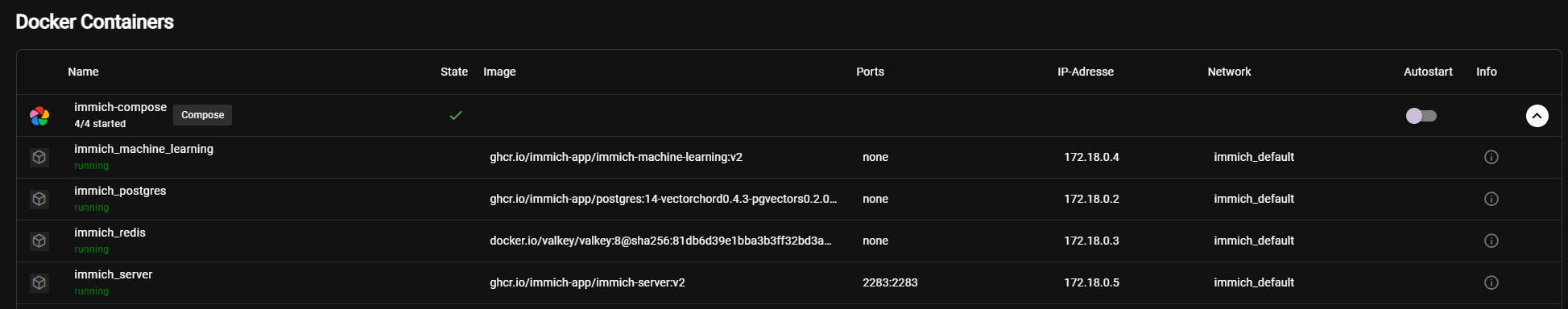 Docker Compose Stack Expand