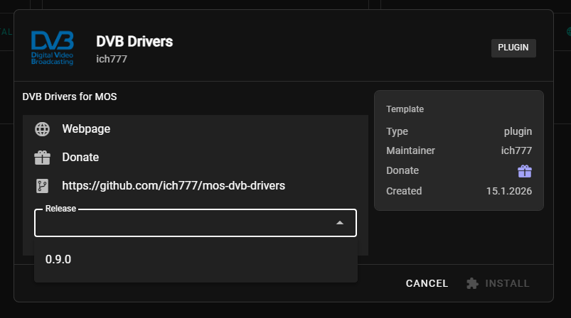 Install Plugin Driver