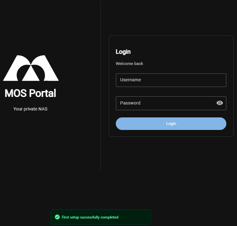Login Screen